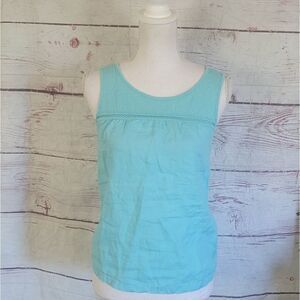 Boden Linen Tank Top Size 2